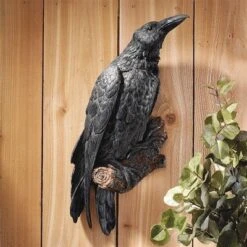 Design Toscano The Raven's Perch Wall Sculpture: Set Of Two -Design Toscano Store GUEST 5deb3d4b 9f8a 4753 890b 504e365f78cb