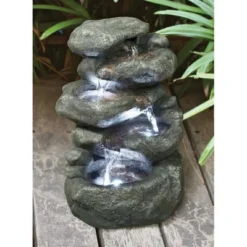 Design Toscano Anchor Falls Cascading Garden Fountain - Multicolored