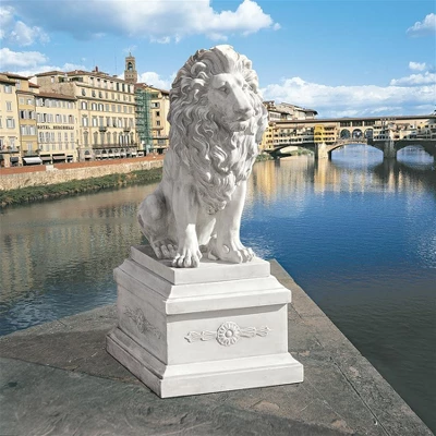 Design Toscano Lion Of Florence Sentinel Statue 7 Design Toscano Lion Of Florence Sentinel Statue - Image 5