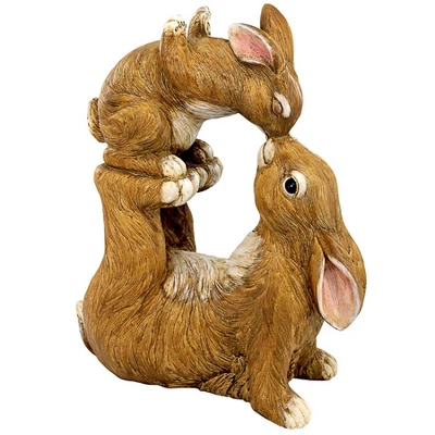 Design Toscano Balancing Bunny Love Garden Rabbit Statue 4 Design Toscano Balancing Bunny Love Garden Rabbit Statue - Image 2