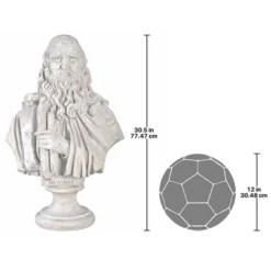 Design Toscano Leonardo Da Vinci Grand-Scale Sculptural Bust 13 Design Toscano Leonardo Da Vinci Grand-Scale Sculptural Bust -Design Toscano Store GUEST 64e8057c 0549 4107 bb01 97c210a2a345