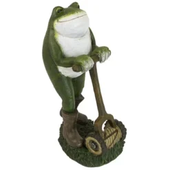 Design Toscano Moses The Garden Toad Lawn Mower Frog Statue -Design Toscano Store GUEST 66792556 99cc 49ed 8a27 228761dca631