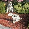Design Toscano No Pausing Pooch Lawn Stake Sign: Medium -Design Toscano Store GUEST 67da1bc4 9810 428f 8ce2 a8a45ac102e7