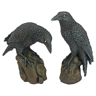 Design Toscano Mystic Night Raven Statues 3 Design Toscano Mystic Night Raven Statues