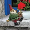 Design Toscano Osbert, The Garden Gnome Shelf Sitter Statues: Set Of Two -Design Toscano Store GUEST 6a48a695 7da1 44c2 9ba6 fd29bef2042f