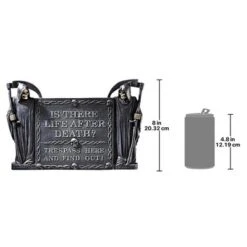 Design Toscano Life After Death: No Trespassing Wall Sculpture -Design Toscano Store GUEST 6b611393 eb88 4c05 af78 0ce5b06c5e93