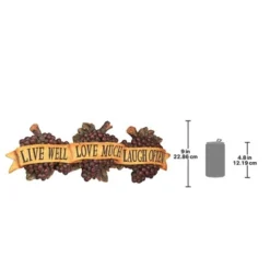 Design Toscano Live-Love-Laugh Wall Sculpture -Design Toscano Store GUEST 6c532c82 f1a0 41a3 aa59 aafcb422c8e9