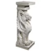 Design Toscano Trapezophoron Sculptural Winged Lion Pedestal: Set Of Two -Design Toscano Store GUEST 6e8a4195 81e1 4e78 adfa 2b6b20e36bb9