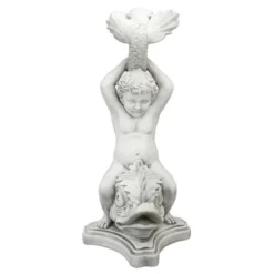 Design Toscano Boy On Dolphin Classical Garden Statue