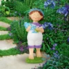Design Toscano Bluebonnet Twins Springtime Child Garden Statue: Juliette Girl -Design Toscano Store GUEST 7288bd75 1aeb 4506 a00d 028a134e6198