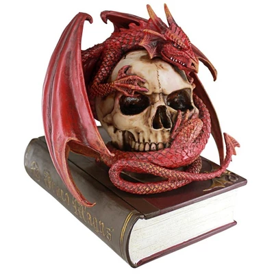 Design Toscano Blood Dragon Contemplation Sculptural Box 3 Design Toscano Blood Dragon Contemplation Sculptural Box