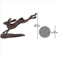 Design Toscano Leaping Hare, Jumping Rabbit Cast Bronze Garden Statue 8 Design Toscano Leaping Hare, Jumping Rabbit Cast Bronze Garden Statue -Design Toscano Store GUEST 781f990b 4a05 41a7 9838 4653bcb6dd9e