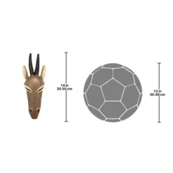 Design Toscano Serengeti Animal Wall Mask: Gemsbok -Design Toscano Store GUEST 79aa42f5 e482 4062 8bc0 f4b671133052