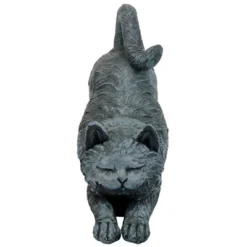 Design Toscano Playful Cat Stretching Statue - Gray -Design Toscano Store GUEST 79efbd1f 94ab 48a1 b6fc c82f86709947