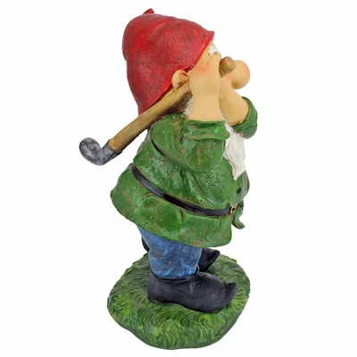 Design Toscano Bogey Burt Garden Gnome Statue 3 Design Toscano Bogey Burt Garden Gnome Statue