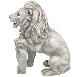 Design Toscano Roaring Beasts Of Castello Di Rocca Lion Sentinel Statue: Left Paw Up -Design Toscano Store GUEST 7dbe3cdc 3531 407b 97e7 7337b9d2f24d