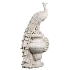 Design Toscano Staverden Castle Peacock On An Urn Garden Statue By Artist Henk Van Der Eljk -Design Toscano Store GUEST 8023038a b457 4d27 a070 0d8c67c17dce