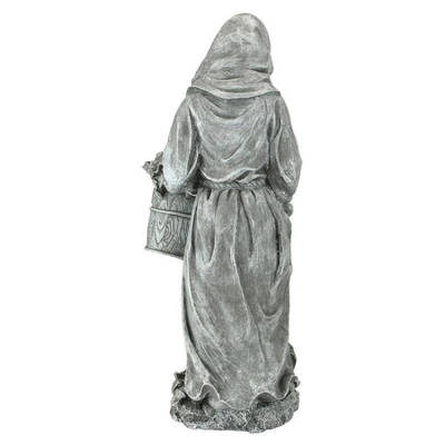 Design Toscano St. Fiacre, The Gardener's Patron Saint Statue 6 Design Toscano St. Fiacre, The Gardener's Patron Saint Statue - Image 4