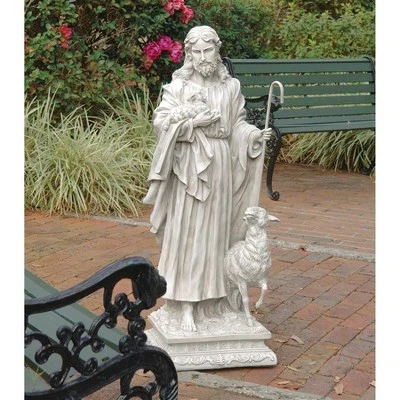 Design Toscano Jesus, The Good Shepherd Garden Statue 3 Design Toscano Jesus, The Good Shepherd Garden Statue