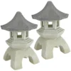 Design Toscano Pagoda Lantern Sculpture: Set Of Two Medium 1 Design Toscano Pagoda Lantern Sculpture: Set Of Two Medium -Design Toscano Store GUEST 839a4c73 46e6 4467 a23d a4b184b90a6a