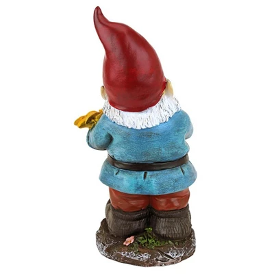 Design Toscano Sunflower Sammy Garden Gnome Statue - Multicolored 6 Design Toscano Sunflower Sammy Garden Gnome Statue - Multicolored - Image 4