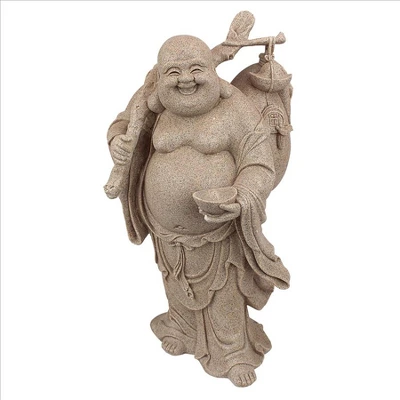 Design Toscano Wandering Happy Hotei Buddha Statue 4 Design Toscano Wandering Happy Hotei Buddha Statue - Image 2
