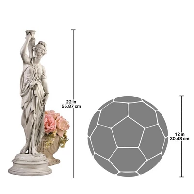 Design Toscano Dione, The Divine Water Goddess Garden Statue: Medium 3 Design Toscano Dione, The Divine Water Goddess Garden Statue: Medium
