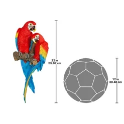 Design Toscano Tropical Scarlet Macaws Wall Sculpture -Design Toscano Store GUEST 8ac94737 3f2b 4fdf 8249 e68086df3432