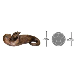 Design Toscano Lazy Otter With Fish Cast Bronze Garden Statue -Design Toscano Store GUEST 8bcf65c1 b86f 4c4e 81a7 c8c8b736f4a4