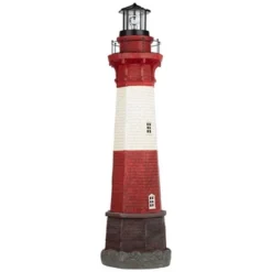 Design Toscano Coastal Shoal Lighthouse Solar Beacon Statue -Design Toscano Store GUEST 8c94ea46 d64c 4dbc 90f2 4eb215a71cfa