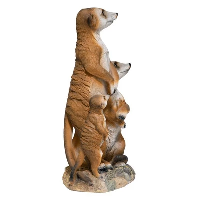 Design Toscano The Meerkat Family Sculpture - Multicolored 7 Design Toscano The Meerkat Family Sculpture - Multicolored - Image 5