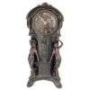 Design Toscano Dual Maiden Art Nouveau Mantelpiece Clock