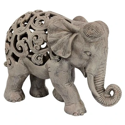 Design Toscano Anjan The Elephant Jali Sculpture 4 Design Toscano Anjan The Elephant Jali Sculpture - Image 2