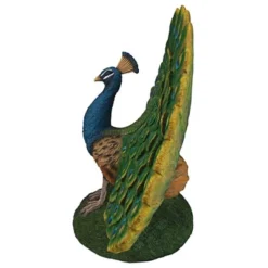 Design Toscano Peacock Plumage Garden Statue - Multicolored -Design Toscano Store GUEST a18523dc ad9b 4efd 94ec 9106029c5f79