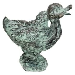 Design Toscano Lindell Pond Bronze Ducks Spitting Garden Statue: Dancing Duck -Design Toscano Store GUEST a3d05e86 5078 437c 8fd9 20ce266e579e