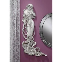 Design Toscano Flora, Goddess Of Springtime Wall Sculpture: Set Of Two