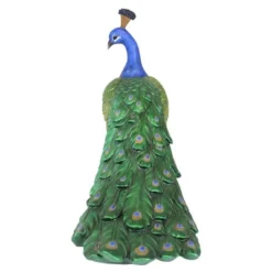 Design Toscano The Regal Peacock Garden Sculpture - Large, Multicolored -Design Toscano Store GUEST a9546437 ca35 4583 b726 c4027497cdcb