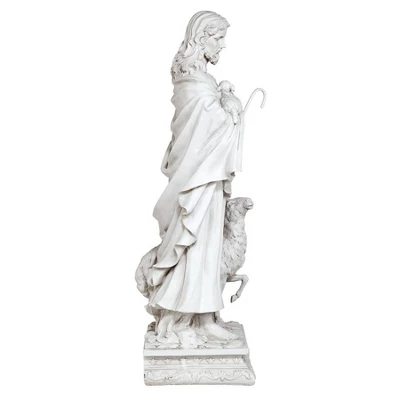 Design Toscano Jesus, The Good Shepherd Garden Statue 5 Design Toscano Jesus, The Good Shepherd Garden Statue - Image 3