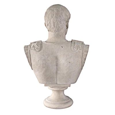 Design Toscano Caesar Augustus Of Prima Porta Grand-Scale Sculptural Bust 5 Design Toscano Caesar Augustus Of Prima Porta Grand-Scale Sculptural Bust - Image 3