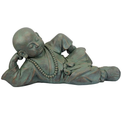 Design Toscano Resting Serene Baby Buddha Garden Statue 4 Design Toscano Resting Serene Baby Buddha Garden Statue - Image 2