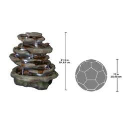 Design Toscano Ribbon Ridge Cascading Waterfall Illuminated Garden Fountain -Design Toscano Store GUEST b1ecdd3e bbd6 4dcc a81f 456f934b0943