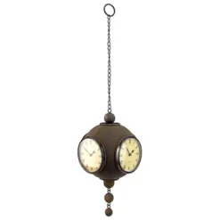 Design Toscano Victorian Grunge Four-Sided Hanging Spherical Clock -Design Toscano Store GUEST b42d56e0 9768 4825 b160 e4c605b3e085