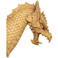 Design Toscano Head Of The Beast Dragon Wall Sculpture: Set Of Two -Design Toscano Store GUEST b6549fc6 c1ef 46ae 84cc 948149f09492