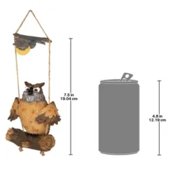 Design Toscano Howie The Hoot Owl Swinging Sculpture -Design Toscano Store GUEST bef4c7f5 68b3 4848 af11 076654268383
