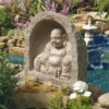 Design Toscano The Great Buddha Inspired Garden Sanctuary Sculpture - Beige -Design Toscano Store GUEST bf442878 94a5 4240 9e6a 7c523d0fdd01