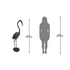 Design Toscano Grande Heron Head High Cast Bronze Garden Statue -Design Toscano Store GUEST c4da702b 54cb 484f b0b8 fe18456e4a1b