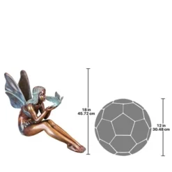 Design Toscano Bird Fairy Cast Bronze Garden Statue: Large -Design Toscano Store GUEST c792752a 18d8 4021 98b1 a121e733f901