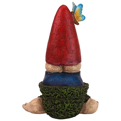 Design Toscano Topsy-Turvy Theo Garden Gnome Statue 7 Design Toscano Topsy-Turvy Theo Garden Gnome Statue - Image 5