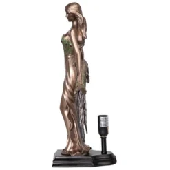 Design Toscano Peacock Priestess Tiffany-Style Stained Glass Illuminated Sculpture -Design Toscano Store GUEST cbd798d2 ca33 445a 97cf 60f9c9688e5f