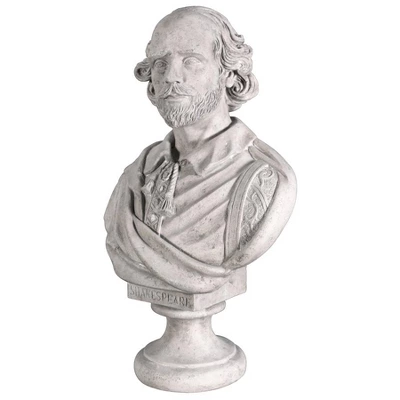 Design Toscano William Shakespeare Grande-Scale Sculptural Bust 3 Design Toscano William Shakespeare Grande-Scale Sculptural Bust